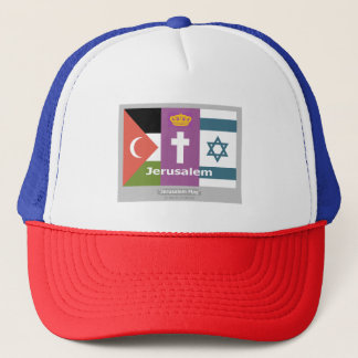 Casquette du drapeau de Jérusalem