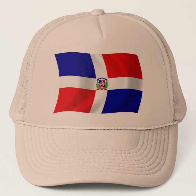 Casquette du drapeau de la République dominicaine (Devant)