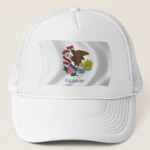 Casquette du drapeau de l'Illinois