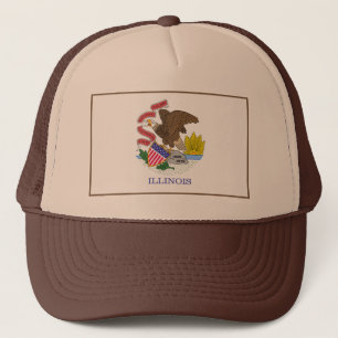 Casquette du drapeau de l'Illinois