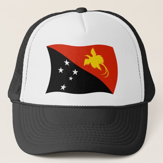 Casquette du drapeau de Papouasie-Nouvelle-Guinée (Devant)
