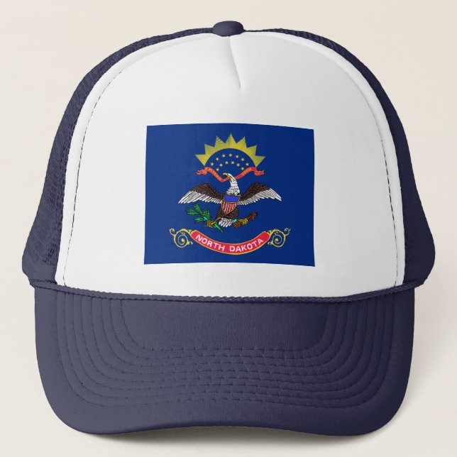 Casquette du drapeau du Dakota du Nord (Devant)