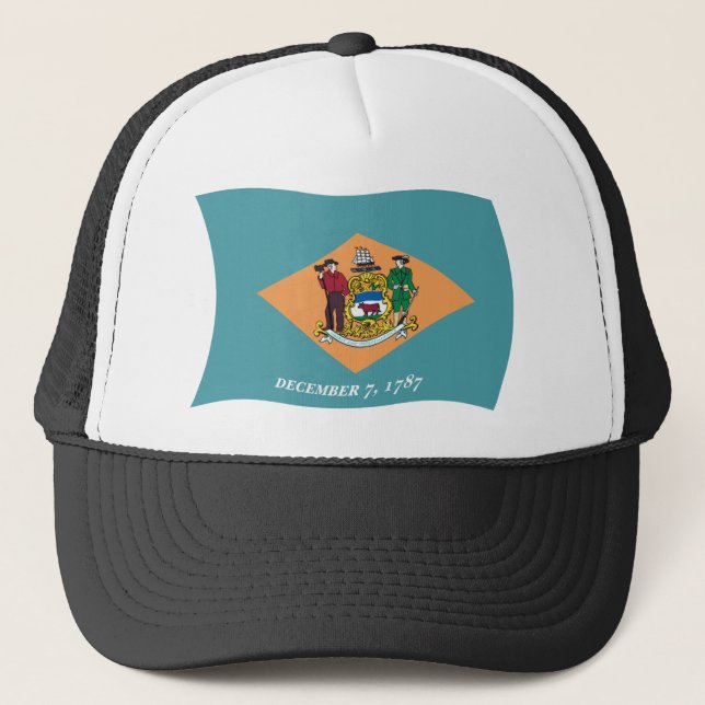 Casquette du drapeau du Delaware (Devant)