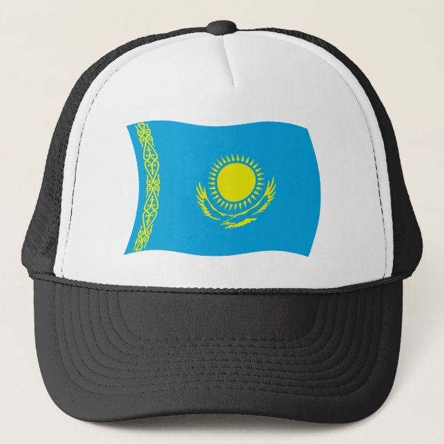 Casquette du drapeau du Kazakhstan (Devant)