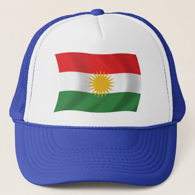 Casquette du drapeau du Kurdistan (Devant)