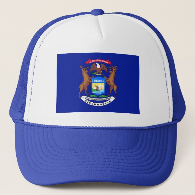 Casquette du drapeau du Michigan (Devant)