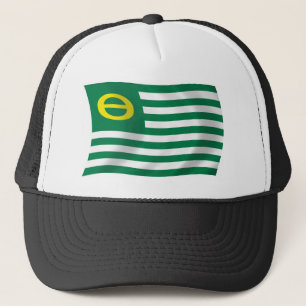 Casquette du drapeau du mouvement écologie
