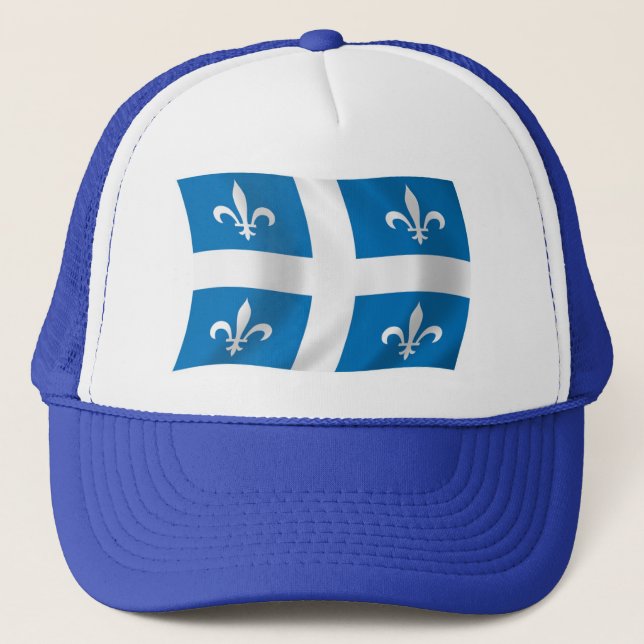 Casquette du drapeau du Québec (Devant)