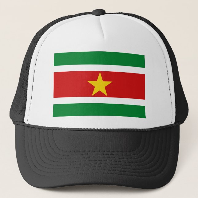 Casquette du drapeau du Suriname (Devant)