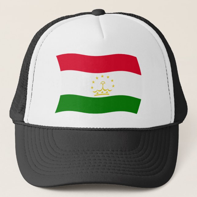 Casquette du drapeau du Tadjikistan (Devant)