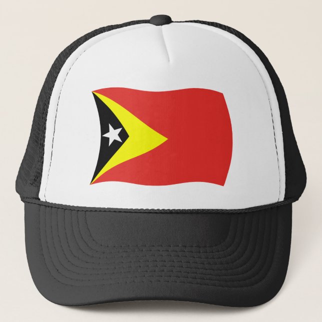 Casquette du drapeau du Timor oriental (Devant)