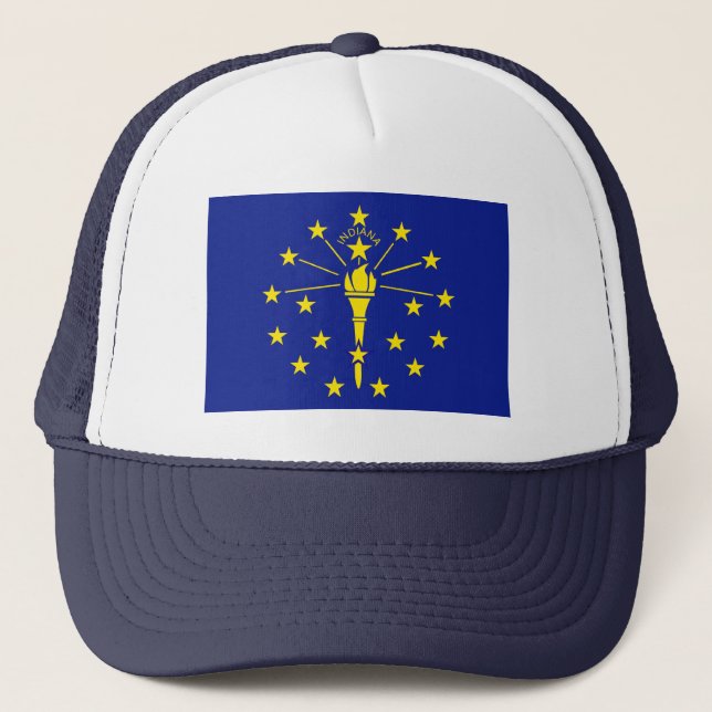 Casquette du drapeau Indiana (Devant)