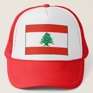 Casquette du drapeau libanais