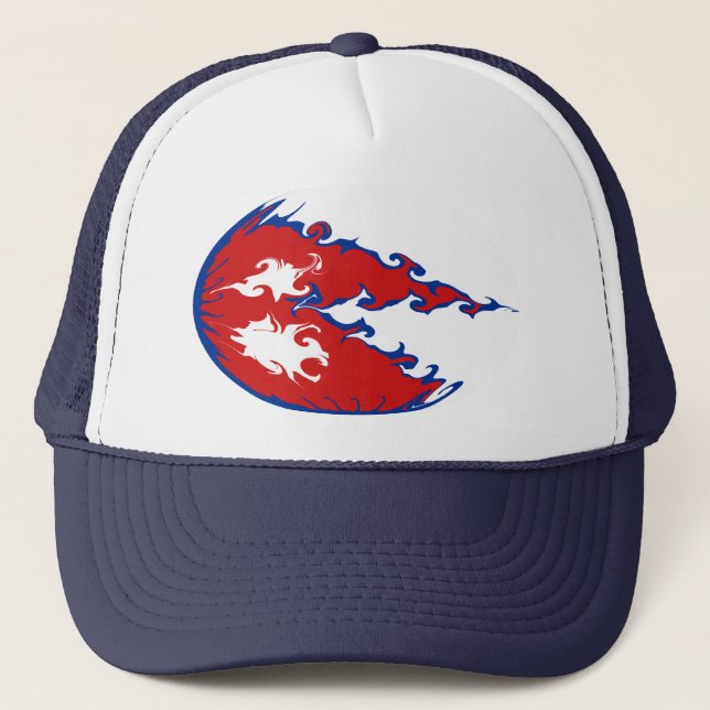 Casquette du drapeau national du Népal (Devant)