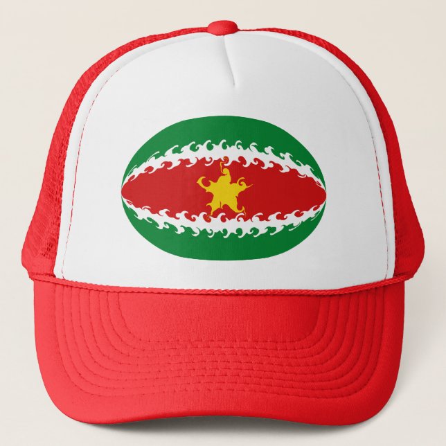 Casquette du drapeau national du Suriname (Devant)