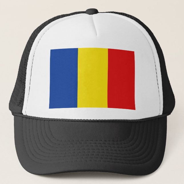 Casquette du drapeau roumain (Devant)