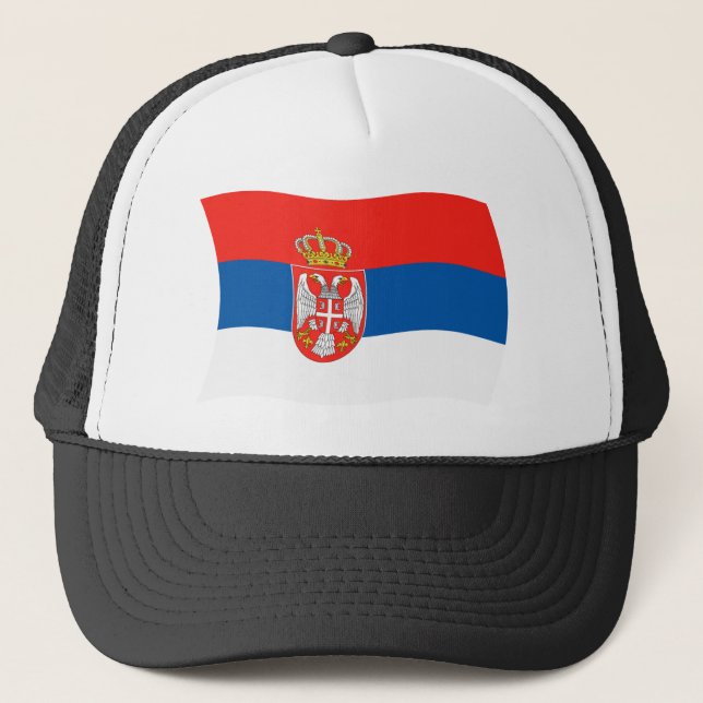 Casquette du drapeau serbe (Devant)