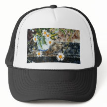Casquette du jardin fleuri