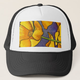 Casquette du jardin fleuri