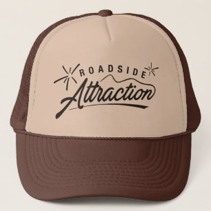 Casquette du logo du camionneur d'attraction routi
