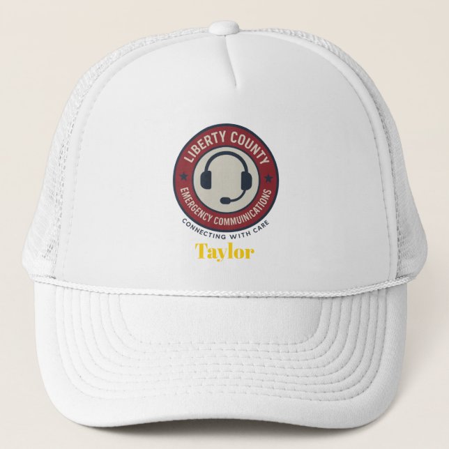 Casquette du logo du répartiteur 911 personnalisé (Devant)