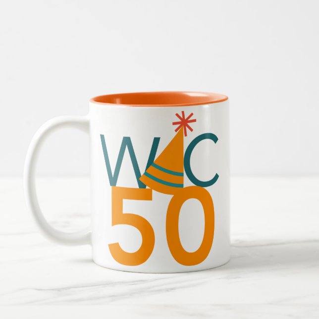 Casquette du parti WIC50 Orange Mug (Gauche)