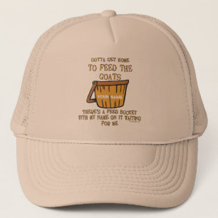 Casquette du seau d'alimentation de chèvre