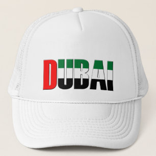 Casquette Dubaï UAE Typographie Texte élégant uniquement