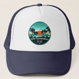 Casquette Duke Kahanamoku Beach Hawaii Retro Sunset Souvenir