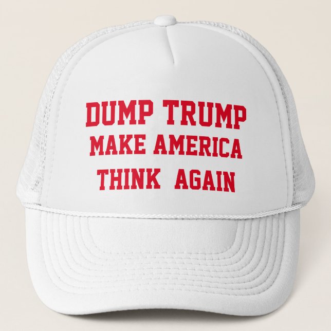 CASQUETTE DUMP TRUMP RÉFLÉCHIT À L'AMÉRIQUE (Devant)