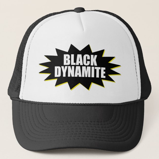 Casquette Dynamite noire (Devant)