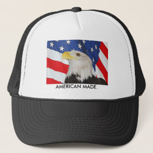 Casquette Eagle chauve patriotique et drapeau américain