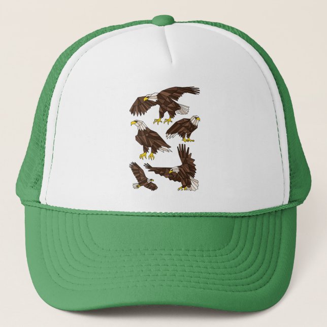 Casquette Eagles géométrique (Devant)