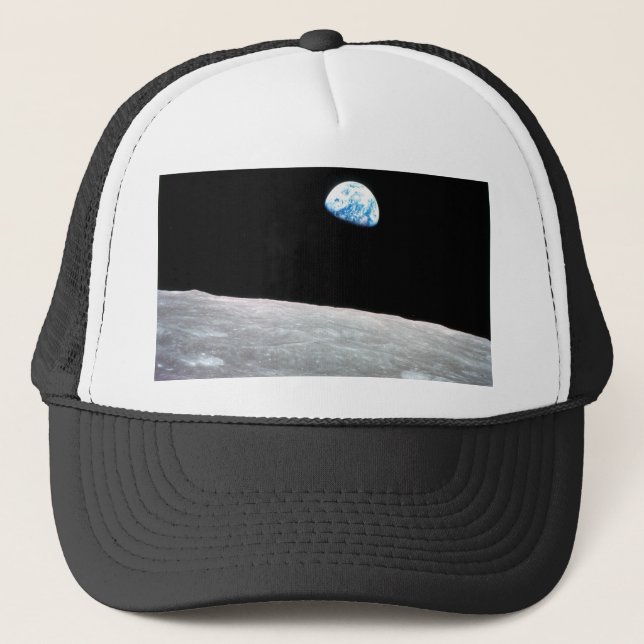 Casquette Earthrise - La perspective lunaire (Devant)