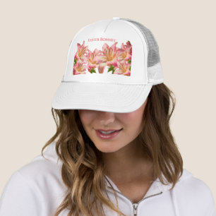 Casquette Easter Bonnet : Floral Photographe Rose Easter Lil