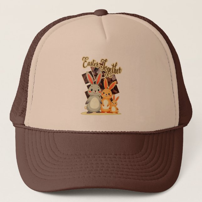 Casquette Easter Together – Warm Bunny Family - boné (Devant)