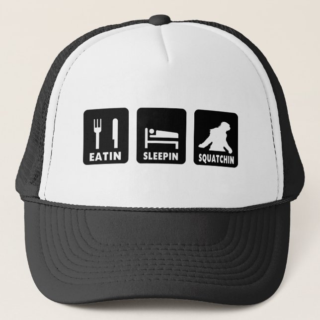 Casquette Eatin Sleepin Squatchin (Devant)