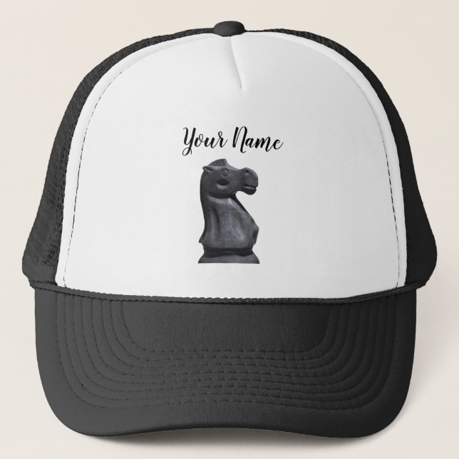 Casquette Échecs de chapeau de camion (Devant)