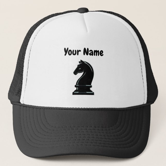 Casquette Échecs de chapeau de camion (Devant)