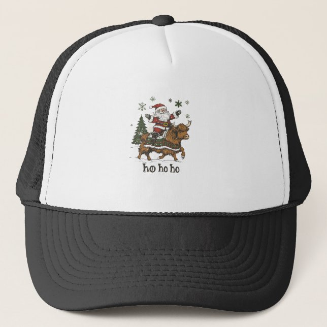 Casquette Éclairage de l'arbre de Noël des femmes Santa Ridi (Devant)