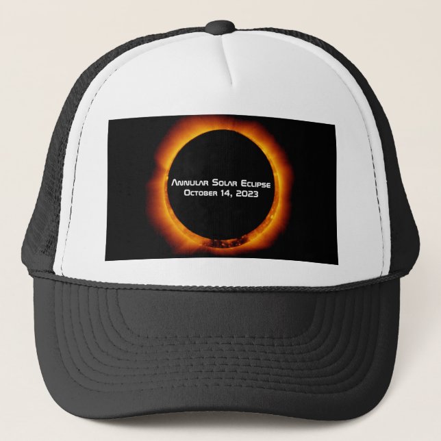 Casquette Éclipse solaire annuelle 2023 (Devant)