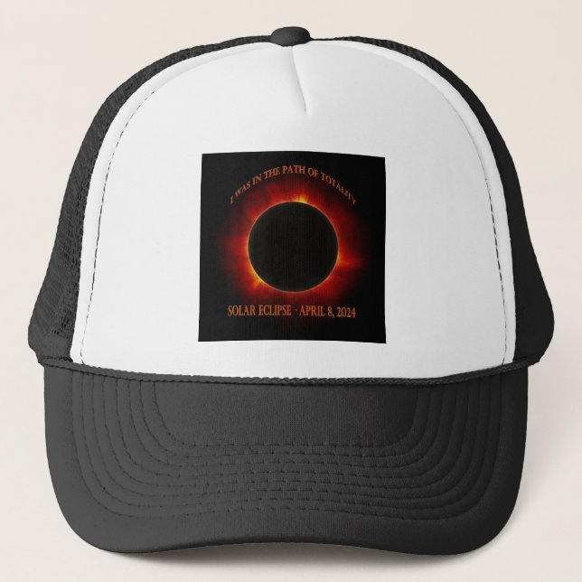 Casquette Éclipse solaire totale (Devant)