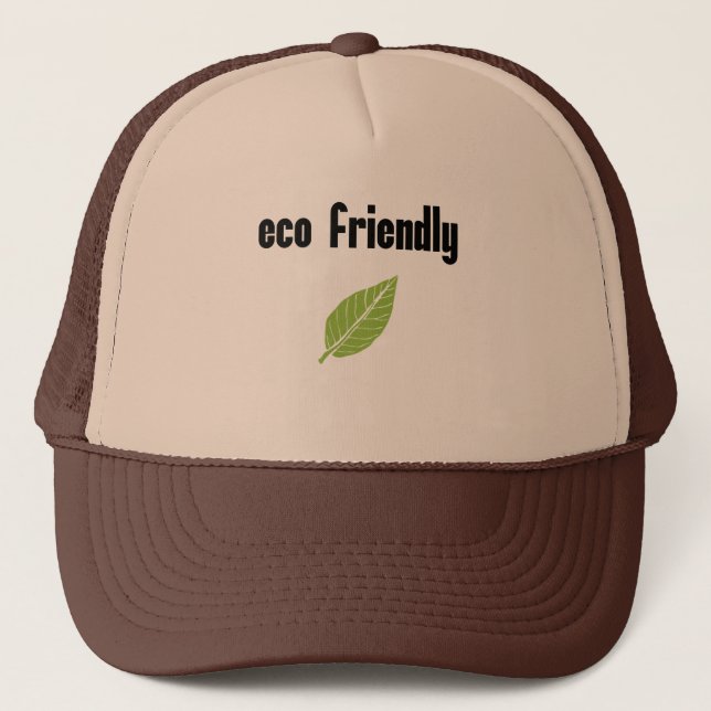 Casquette Eco amical : Consommateur conscient, initiative (Devant)