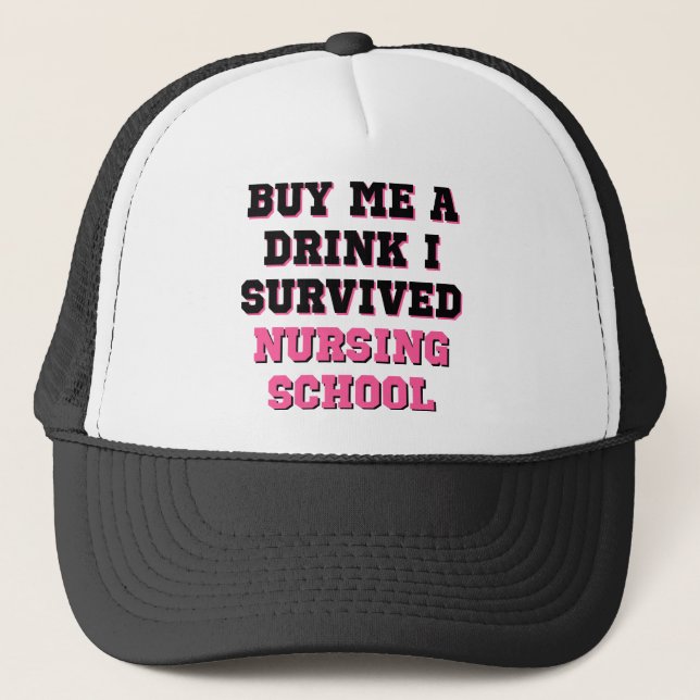 Casquette École De Soins Infirmiers Acheter Un Verre (Devant)