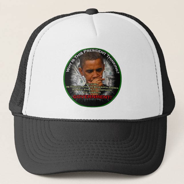 Casquette Économie d'Obama (Devant)