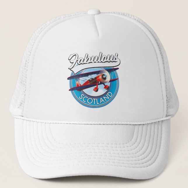 Casquette Écosse fabuleuse patch rétro de voyage (Devant)