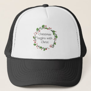 Casquette Écriture chrétienne de Noël