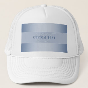 Casquette Écriture de monogramme élégante et modifiable Bl