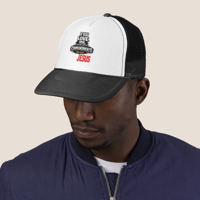 Casquette Écriture - JÉSUS (En situation)