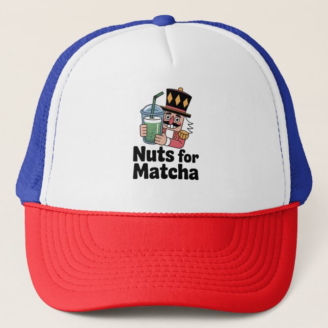 Casquette Écrous pour boisson Matcha Casse-Noisette de Noël  (Devant)